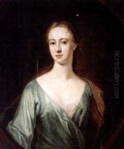 Portrait Of A Lady - Mrs. Mcfarlane, Daughter Of Lord Halbett Of Pitfirrane? (+ Portrait Of A Lady; Pair)