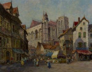 French Village by Dennis Ainsley