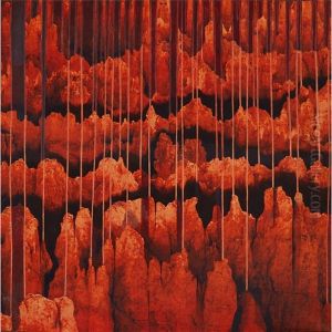 Red Nuclear Landscape by Samuel James Ainsley