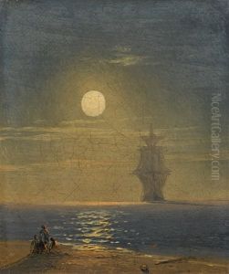 Full Moon by Ivan Konstantinovich Aivazovsky
