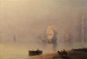 Fishermen At Dawn by Ivan Konstantinovich Aivazovsky