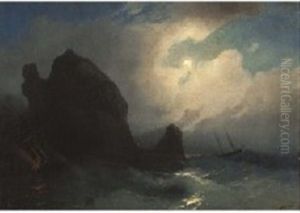 Seascape At Night by Ivan Konstantinovich Aivazovsky