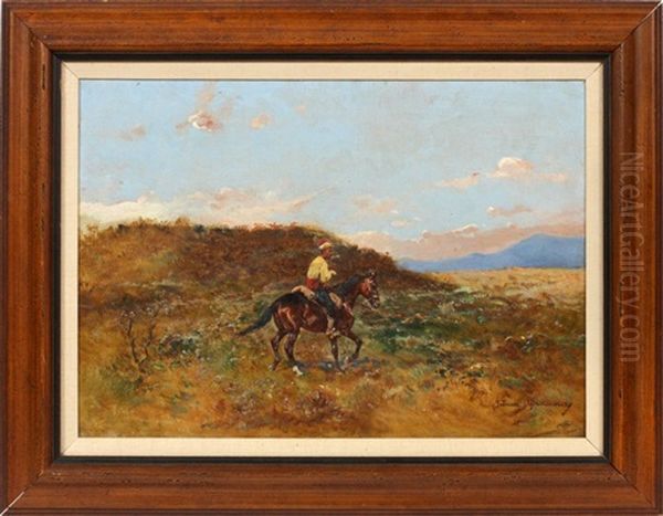Landscape With A Bedouin Rider - view 1