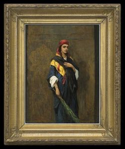 A Girl In An Oriental Dress by Tadeusz Ajdukiewicz