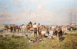Targ Konski - Na Stepie by Tadeusz Ajdukiewicz