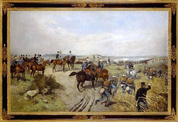 Kaiser Franz Joseph I. Auf Dem Manoverfeld - view 1