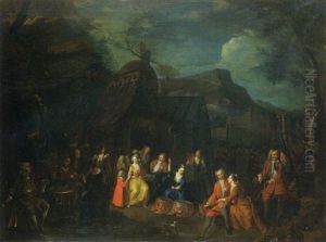 Scene De Bivouac