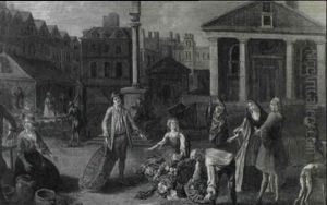 A View Of Covent Garden Market Looking West Towards The Eastfront Of St. Paul's Church