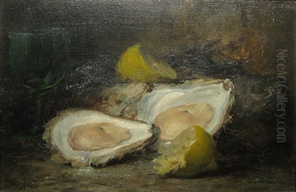 Stilleven Met Oesters En Citroen - view 1