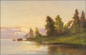 Kesailta Saaristossa by Rudolph Akerblom