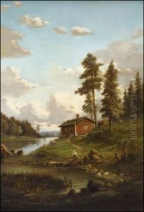 Torppa Uudellamaalla by Rudolph Akerblom