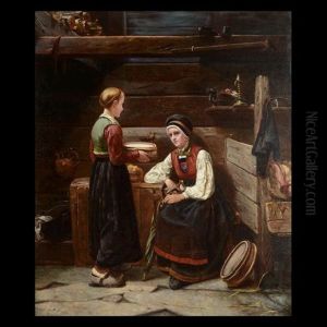 A Norwegian Interior by Augusta Akerlof