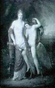 Hebe Samt Ganymedes Grenslande Zeus' Orn by Jonas Akerstrom