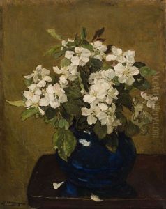 Apple Blossom by Johannes Evert Hendrik Akkeringa