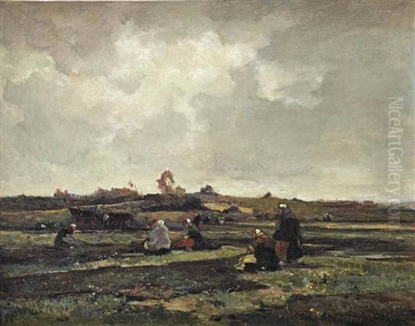Net Menders In The Dunes Of Scheveningen - view 1