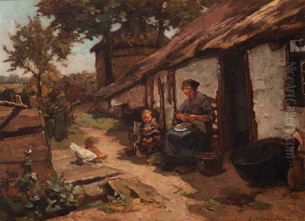 Behind The House by Johannes Evert Hendrik Akkeringa