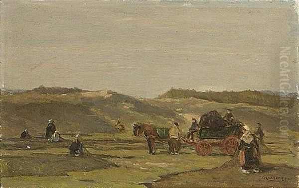 Netmenders In The Dunes - view 1