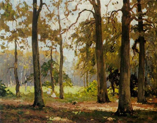 Children In A Park - view 1