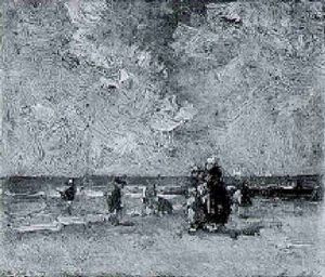 Children Playing On A Beach