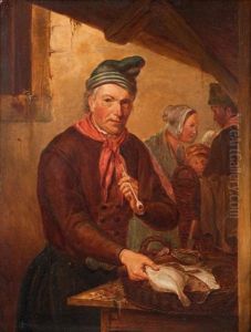 Le Marchand De Poissons by Jacob Akkersdijk