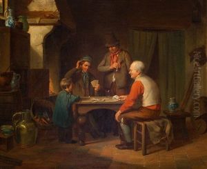The Card Players by Jacob Akkersdijk