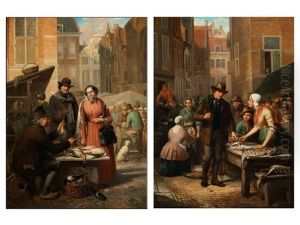 Auf Dem Markt by Jacob Akkersdyk