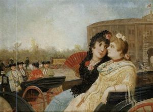 Salida De Los Toros En Las Ventas De Madrid