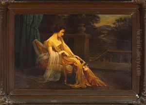 Portrait Of Lucy Claiborne by Alexandre Alaux