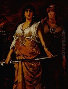Scene From The Opera Judith by Alexandre Alaux