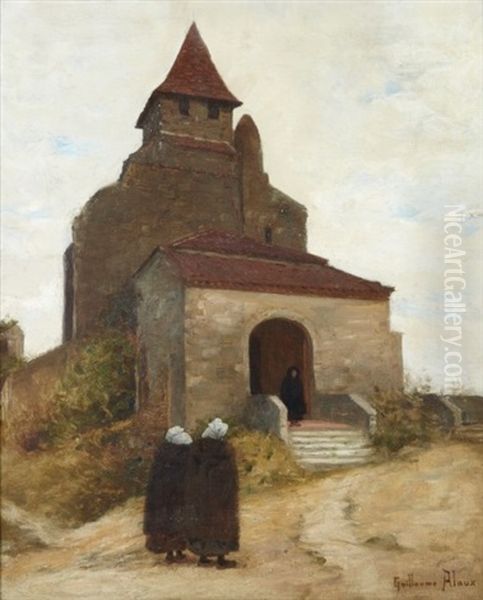Bretonnes Allant A Leglise - view 1