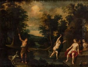 Venus Y Adonis by Francesco Albani
