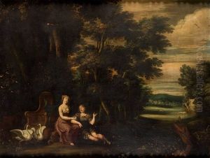 Diana Y Acteon by Francesco Albani
