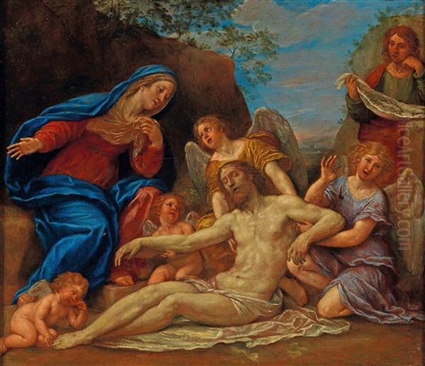 The Lamentation Of Christ With The Madonna - view 1