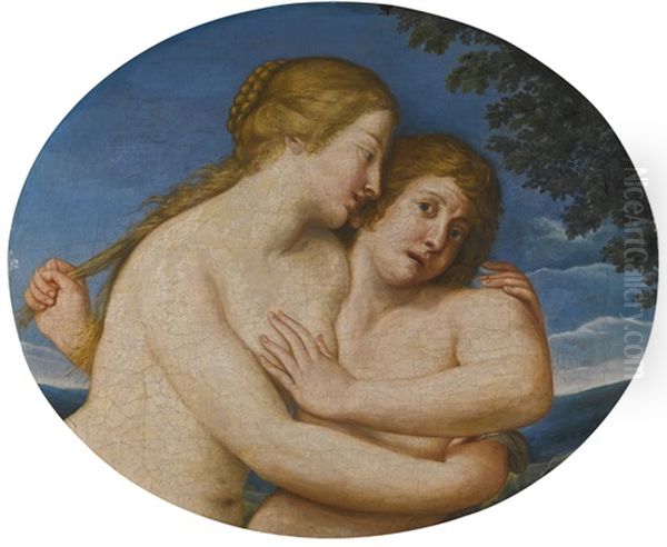 Salmacis Embracing Hermaphroditus - view 1