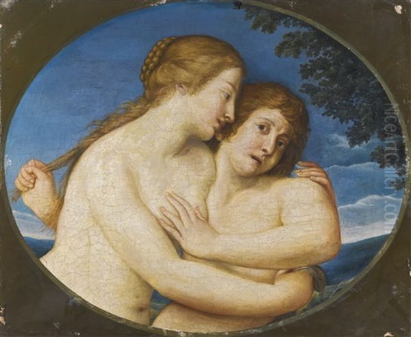 Salmacis Embracing Hermaphroditus - view 1