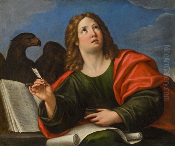 Der Evangelist Johannes Mit Adler - view 1