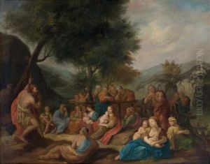 La Predication De Saint Jean-baptiste by Francesco Albani