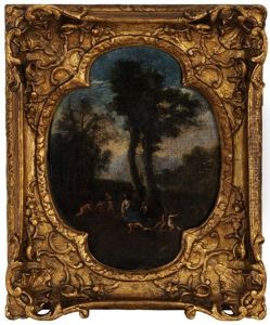 Venus Et Cupidon Dans Un Paysage