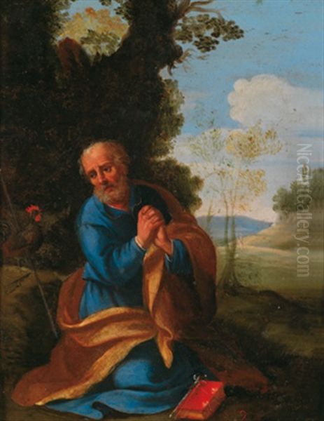 Der Apostel Petrus In Einer Landschaft - view 1