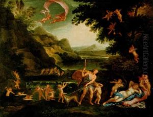 Adonis Wird Von Amoretten Zum Lager Der Schlafendem Venus Gefuhrt