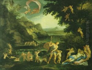 Adonis Wird Von Amoretten Zum Lager Der Schlafenden Venus Gefuhrt