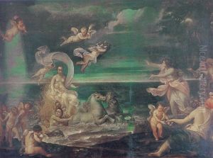 Birth Of Venus by Francesco Albani