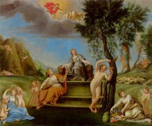 Homage To Ceres by Francesco Albani