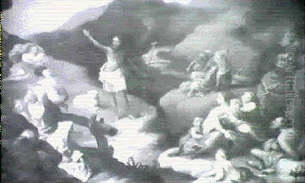 Saint John The Baptist Preaching To The Multitude - view 1