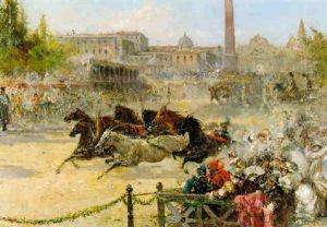 The Race Of The Riderless Horses, Rome The Race Of The Riderless Horses, Rome