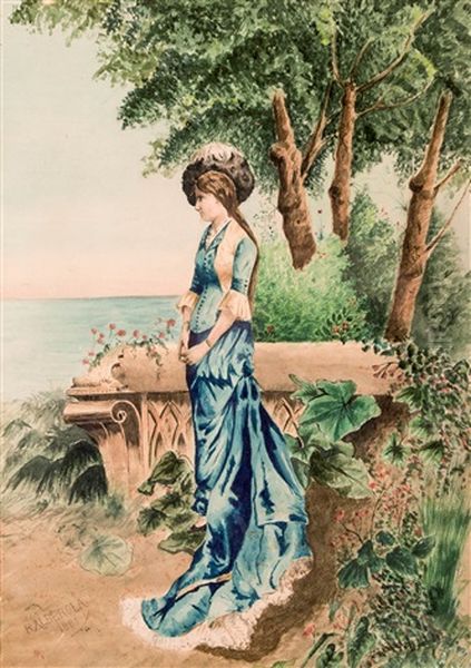 Dama En El Jardin - view 1