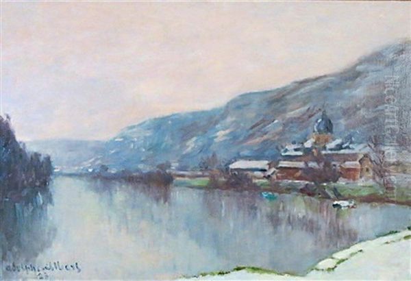 Le Petit Andely Sous La Neige - view 1