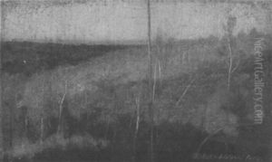 Golden Trees by Adolphe Albert