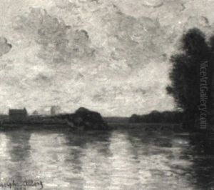 A Bridge On The Seine by Adolphe Albert