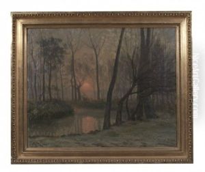 Flodlandskap by Gustaf Albert